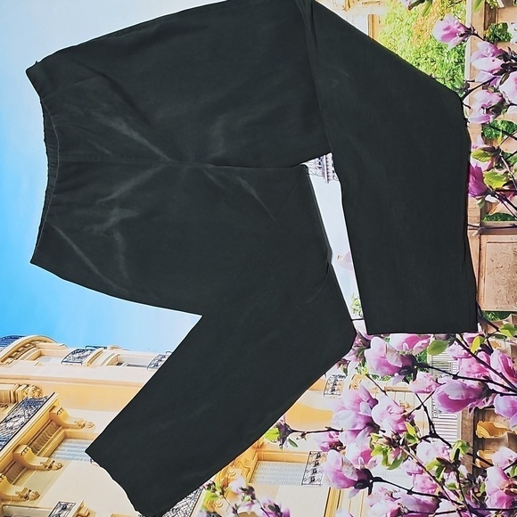 Sigrid Olsen Green Suede Pants Size 8 - Picture 2 of 7